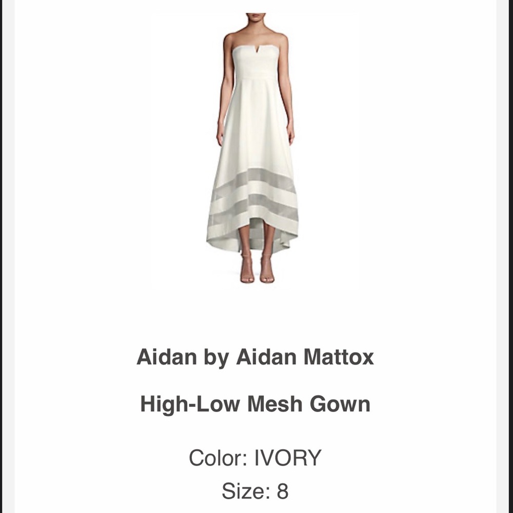 Strapless Ivory Dress
